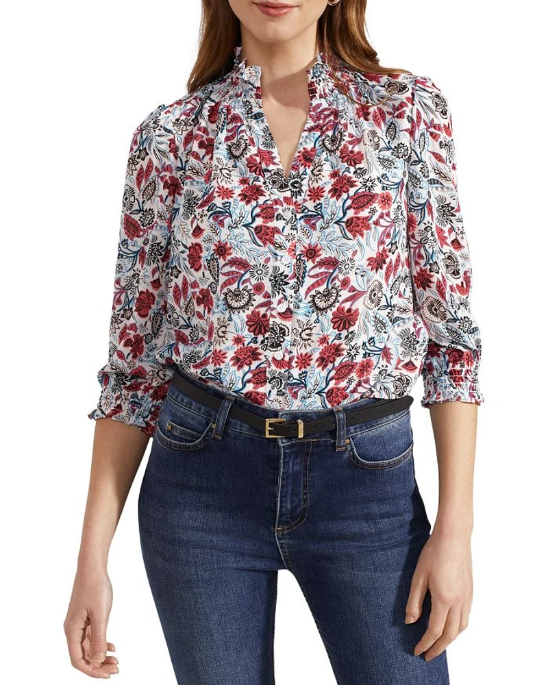 Giovanna Floral Print Blouse