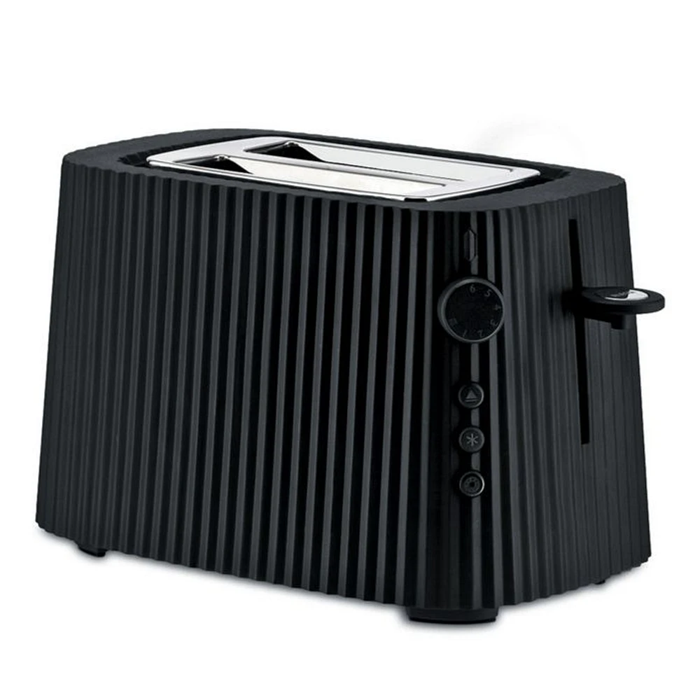 Plisse 2 Slice Toaster, Black