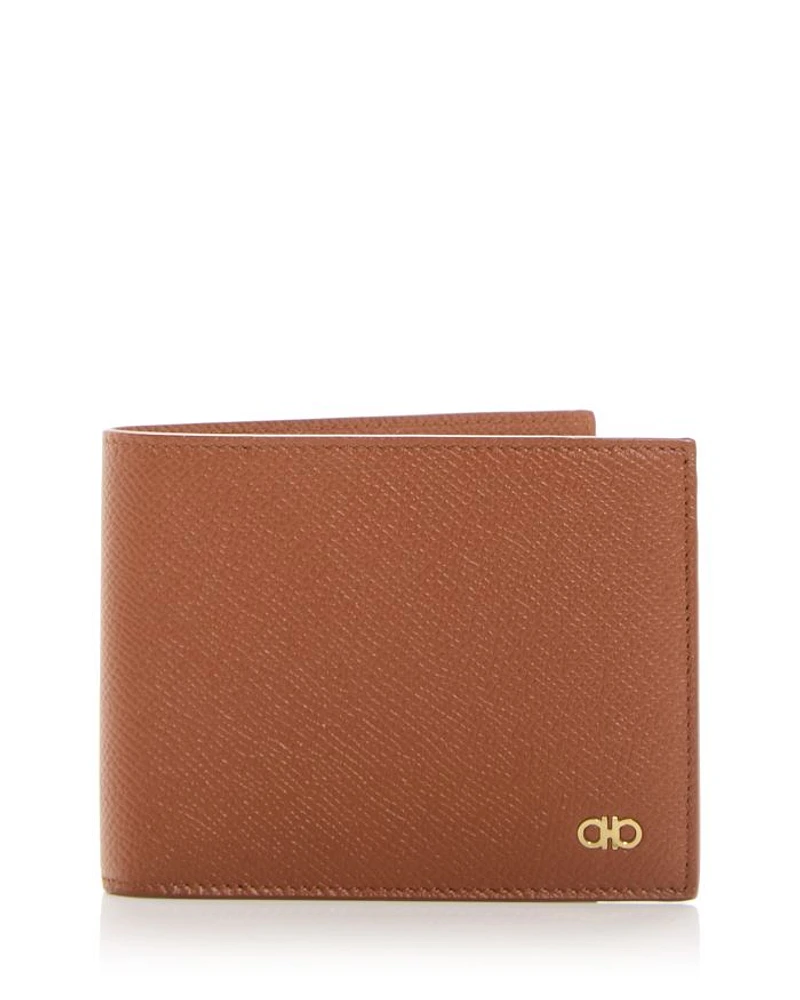 Micro Gancio Leather Bifold Wallet