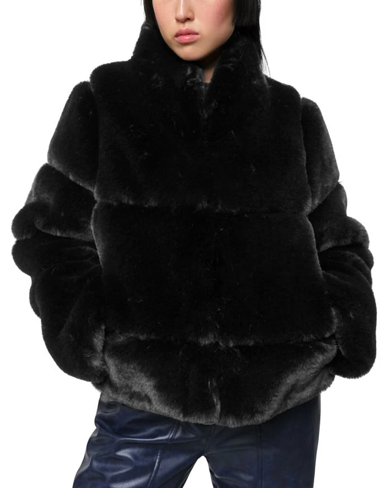 Sai Short Faux Fur Coat