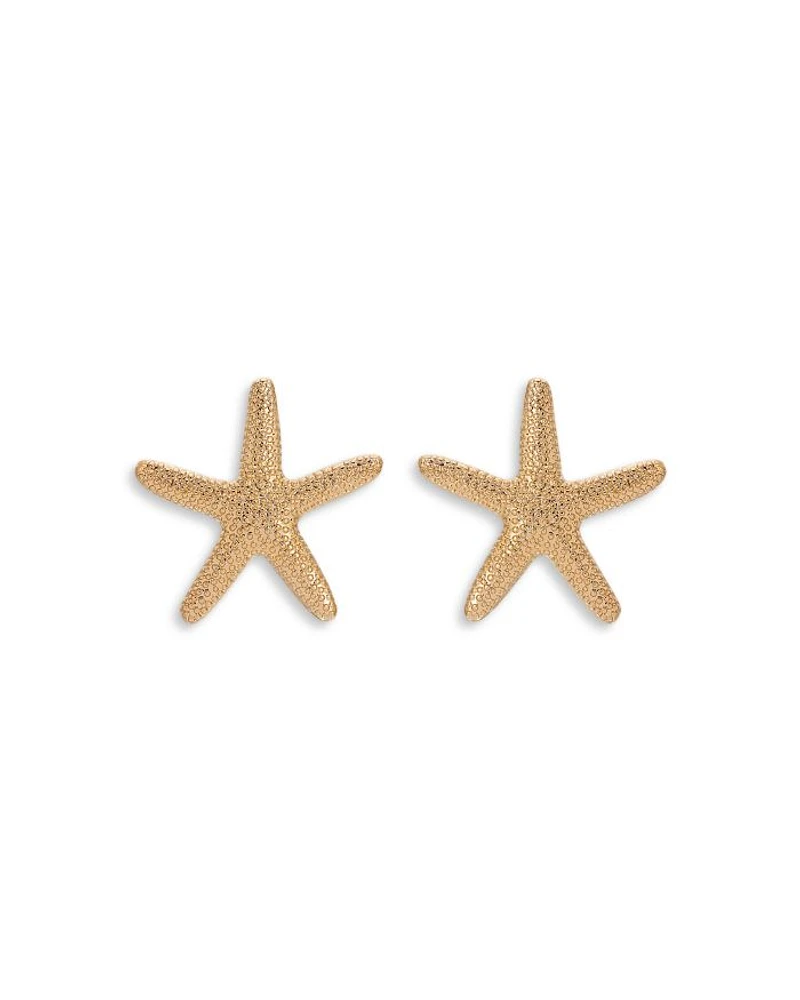 Statement Starfish Large Stud Earrings