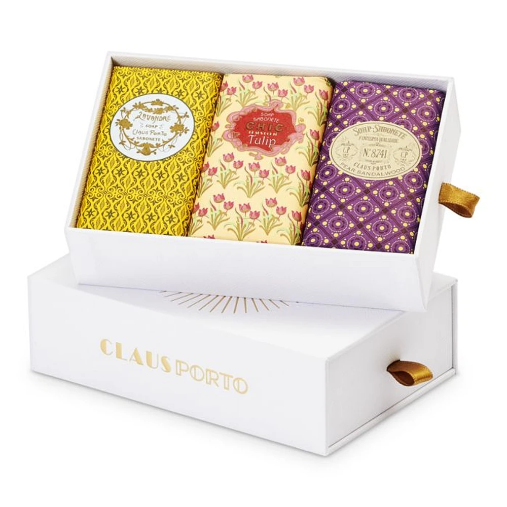 Classico 3 Piece Soap Gift Box