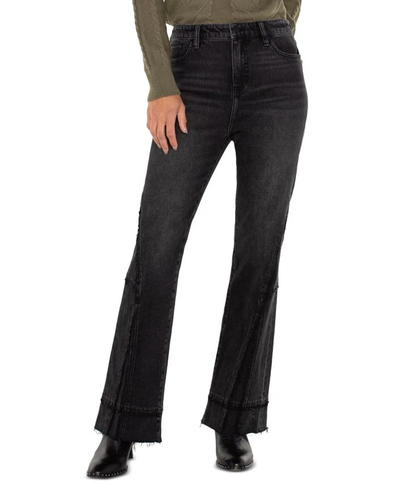 Hannah High Rise Flare Leg Jeans Mooreland