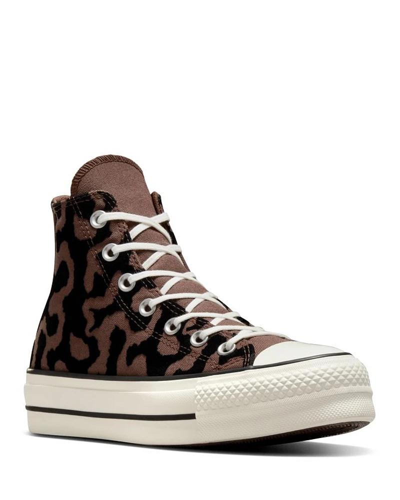 Women's Chuck Taylor All Star Lift Hi Leopard Remix Sneakers