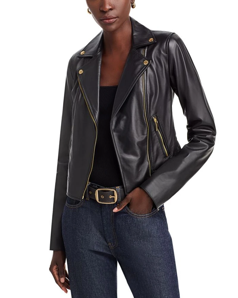 Leather Moto Jacket