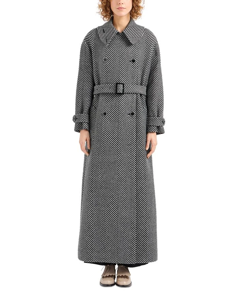 Belted Double Breasted Coat