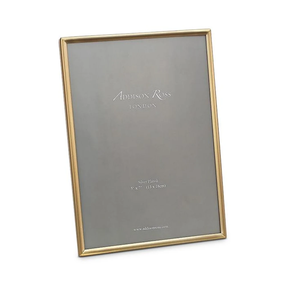 Thin Matte Gold Picture Frame