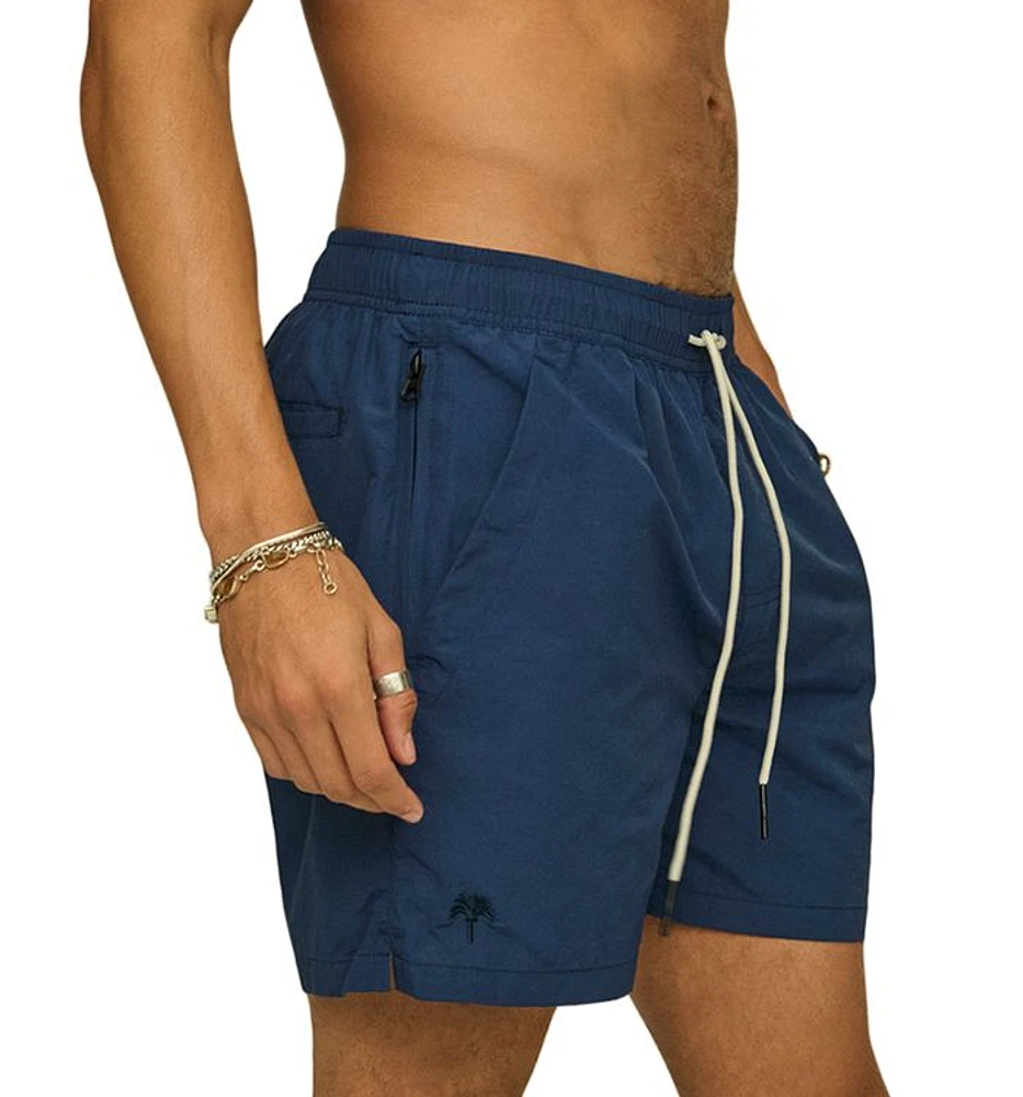 Nylon Tailored Fit 4.7" Swim Trunks