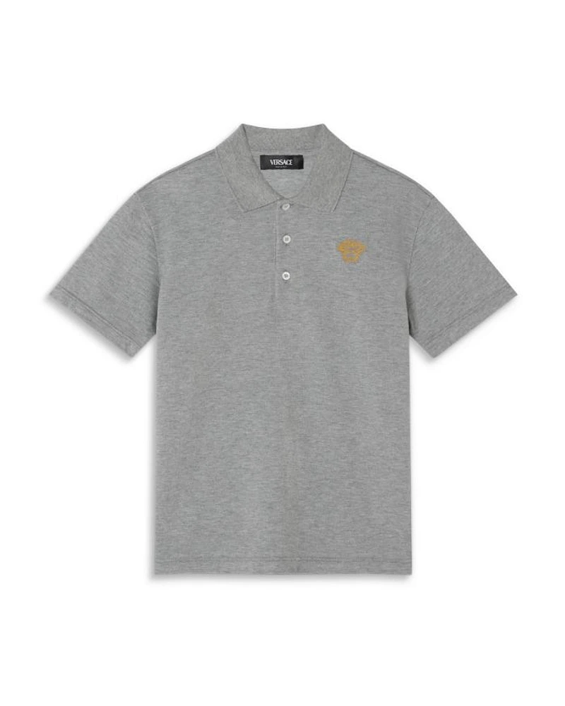 Boys' Piquet Medusa Outline Polo - Little Kid, Big Kid
