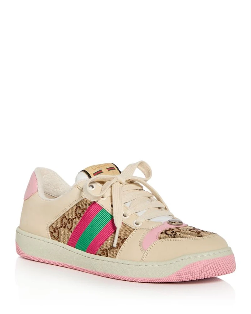 Women's GG Embellished Low Top Sneakers