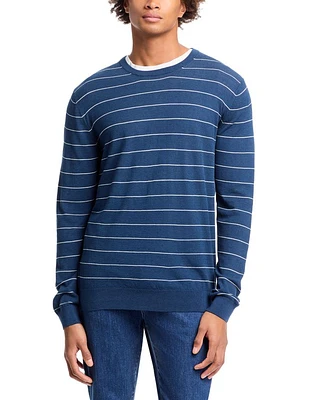 Hastings Regular Fit Striped Silk Sweater