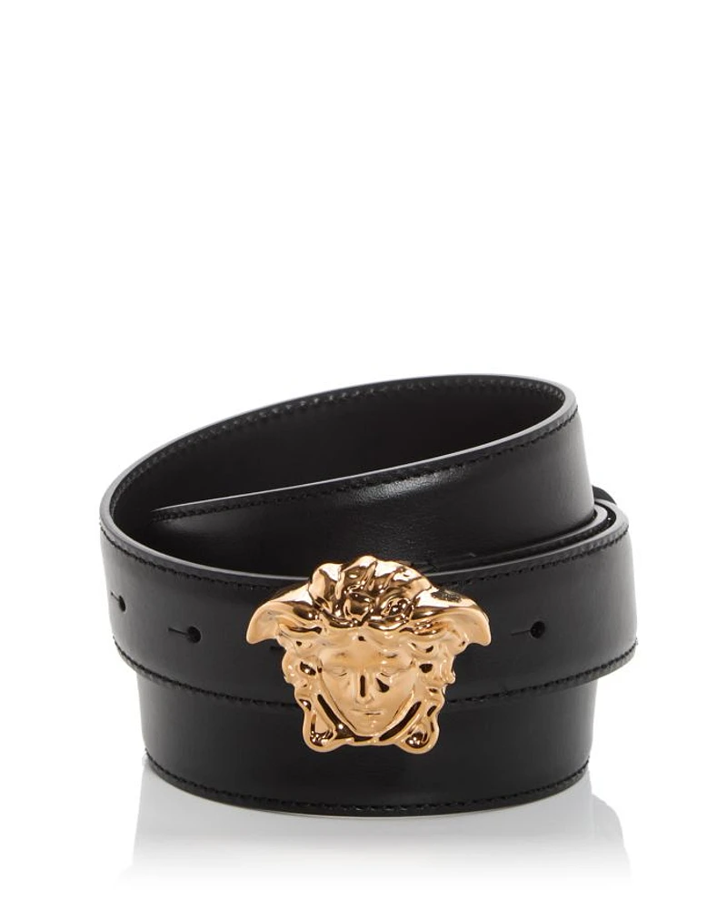 Men's Medusa Leather Belt