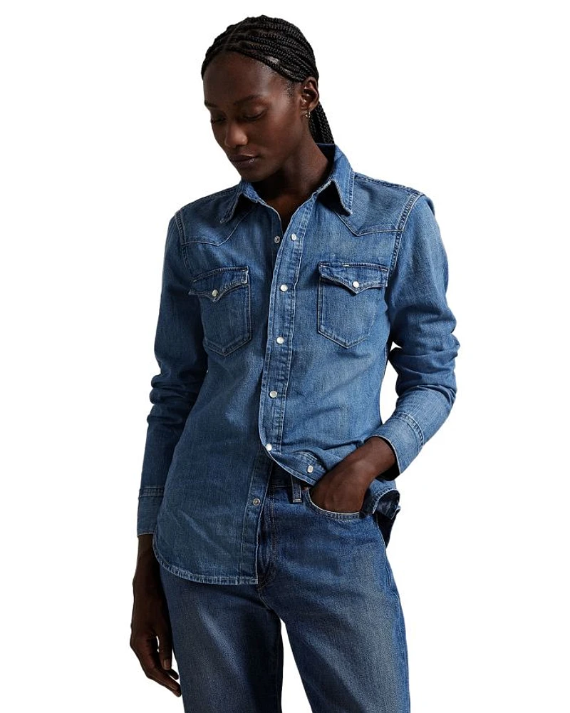 Denim Western Shirt