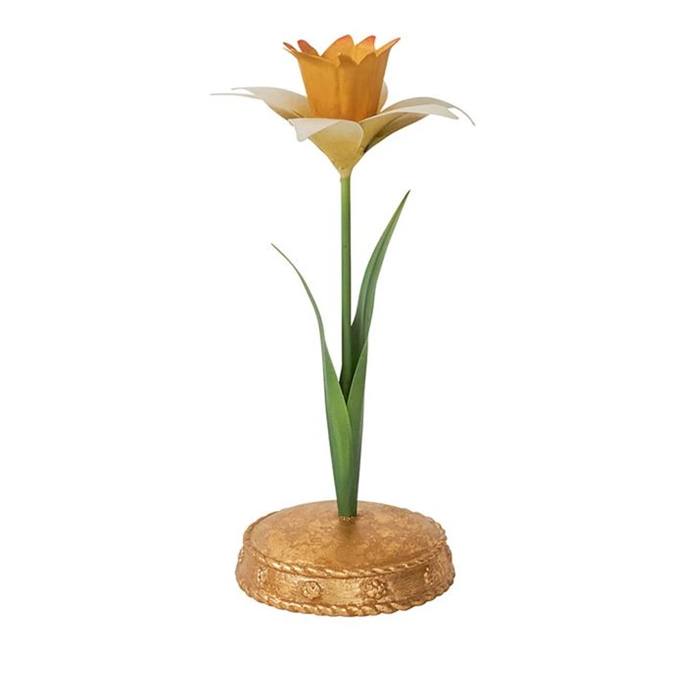 Meadow Walk Daffodil 9" Candlestick
