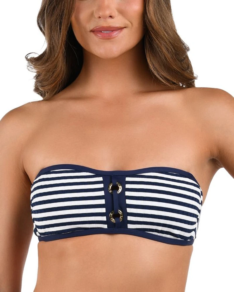 Sail Bandeau Bikini Top