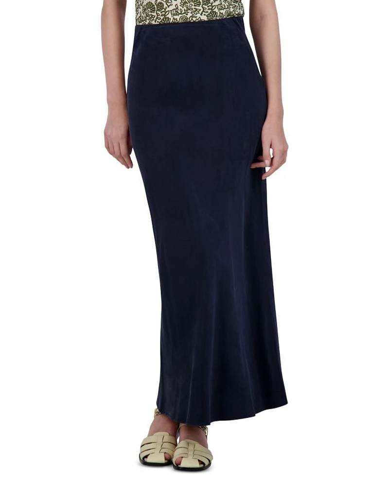 Brushed Straight Skirt