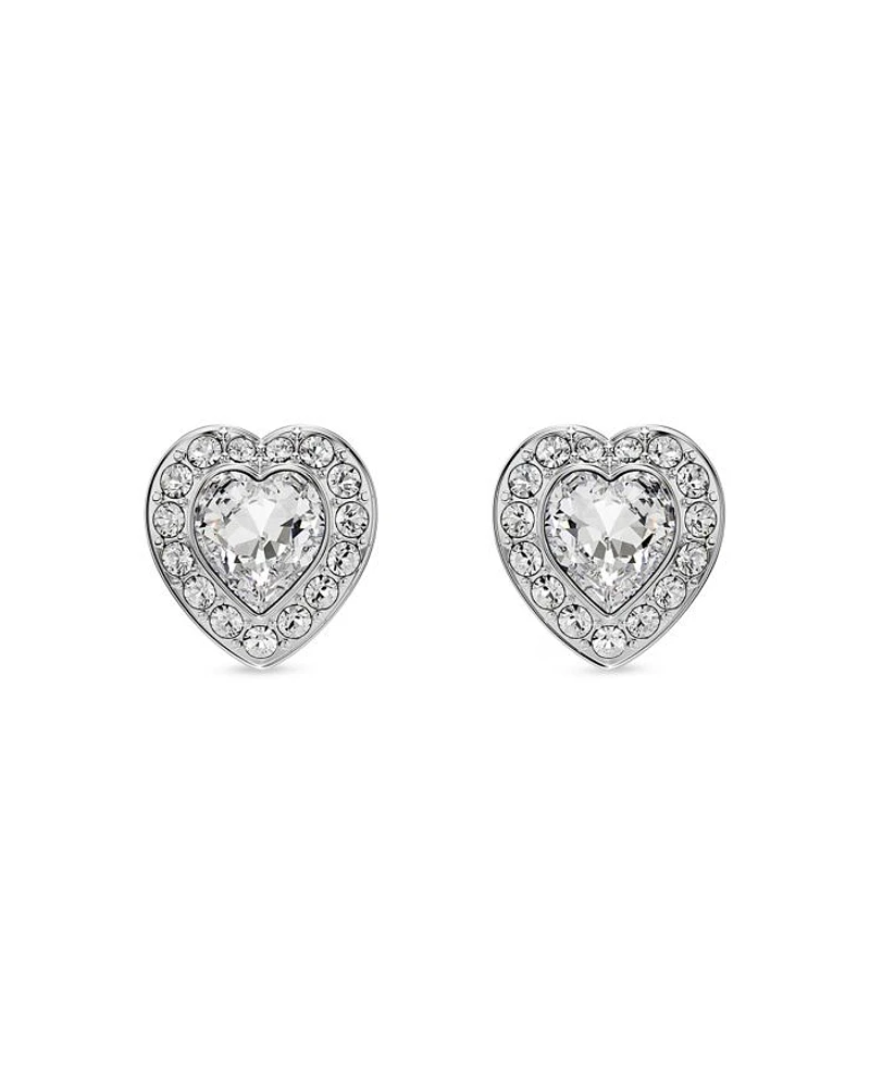 Ariana Grande Crystal Heart Halo Stud Earrings