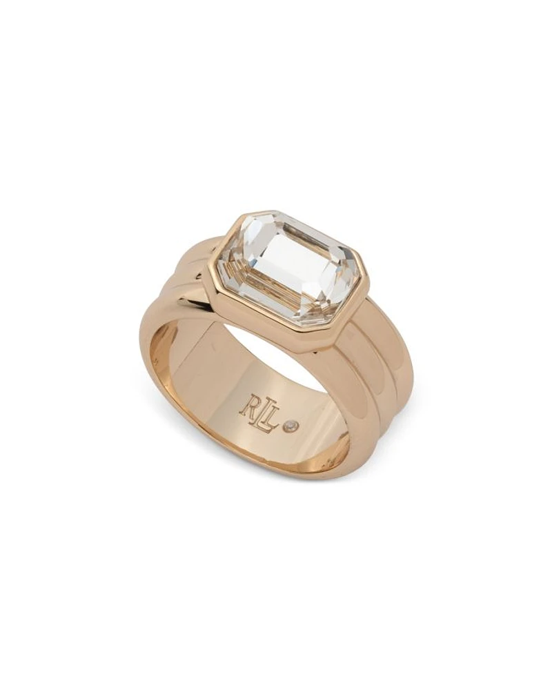 Ribbed Stone Ring