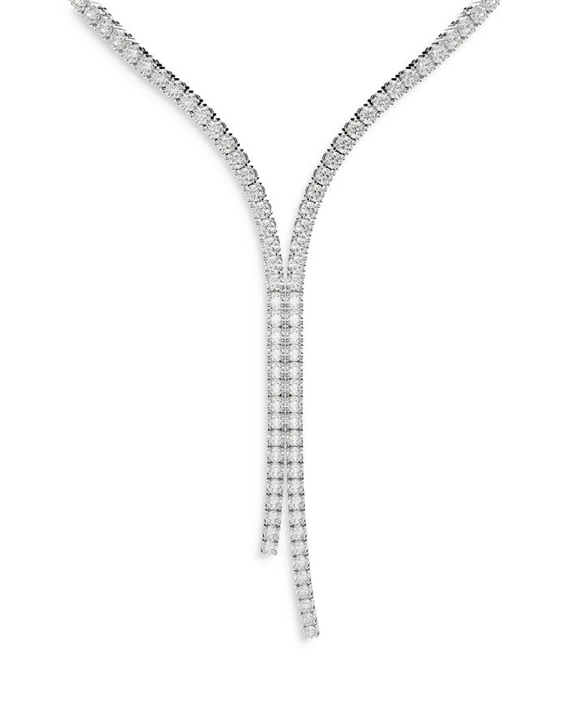 Matrix Crystal Y Necklace, 14-17"