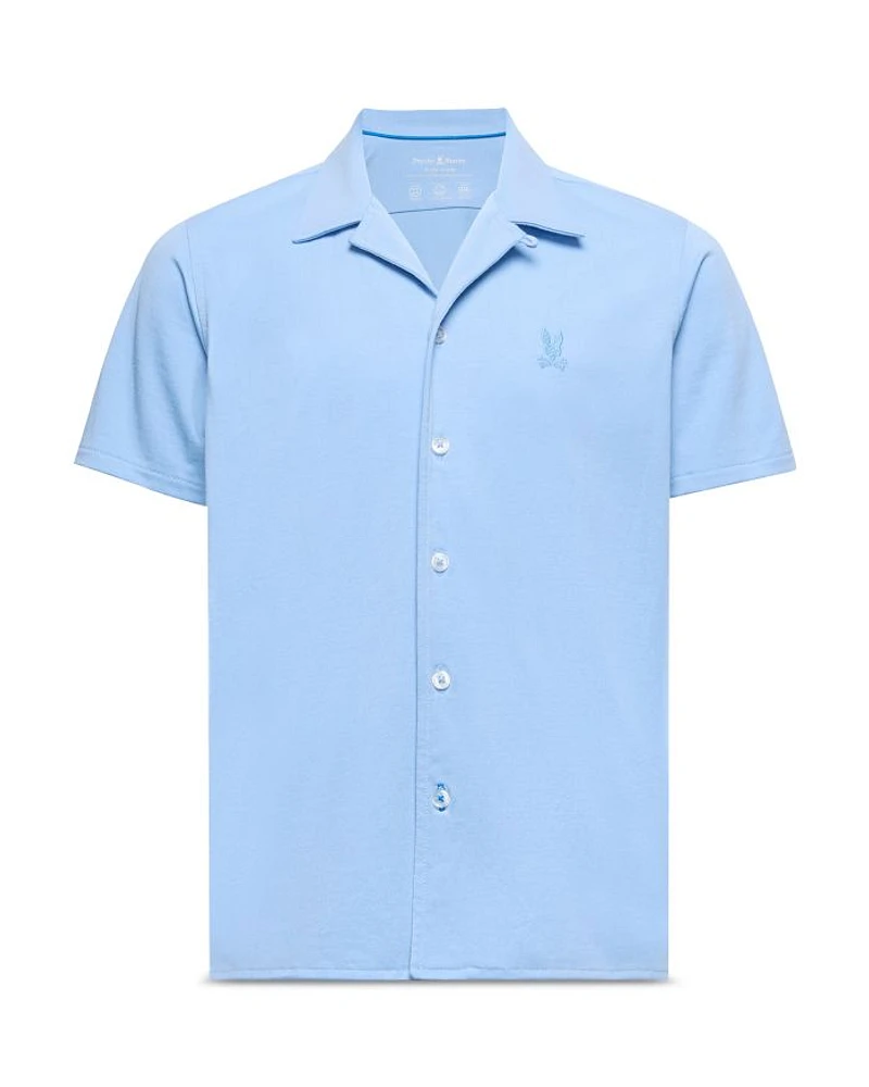 Unisex Bryan Camp Collar Short Sleeve Shirt - Little Kid, Big Kid
