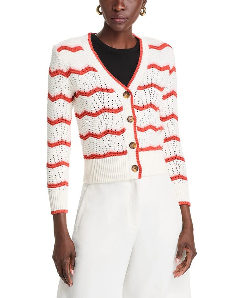 Ansonia V Neck Cardigan Sweater