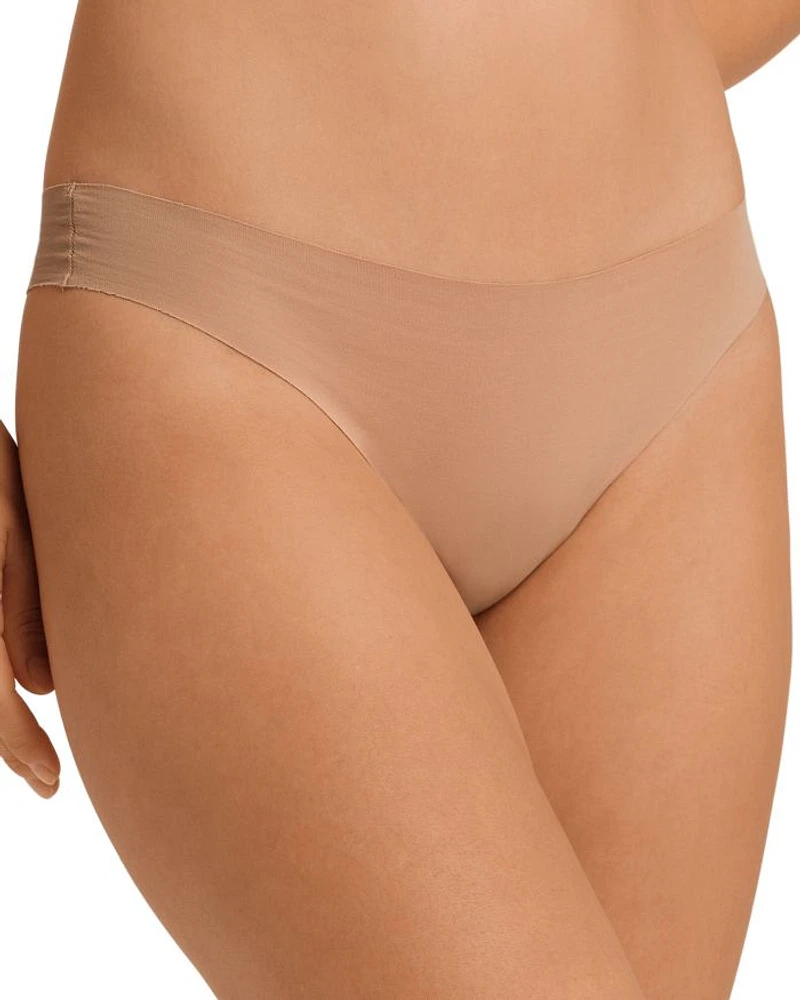 Invisible Cotton Blend Thong