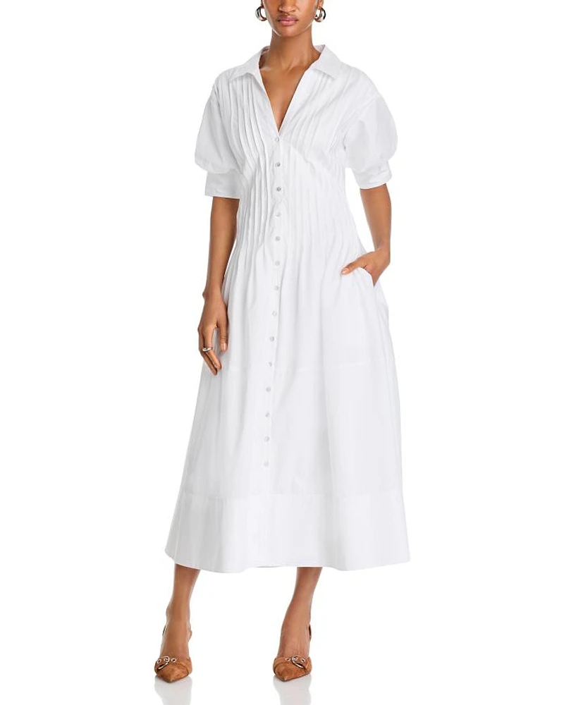 Monty Pleated Shirtdress