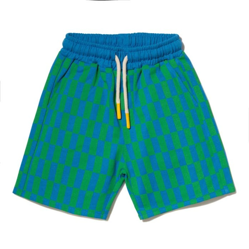 Boys' Recycled Cotton Checkered Short - Little Kid, Big Kid