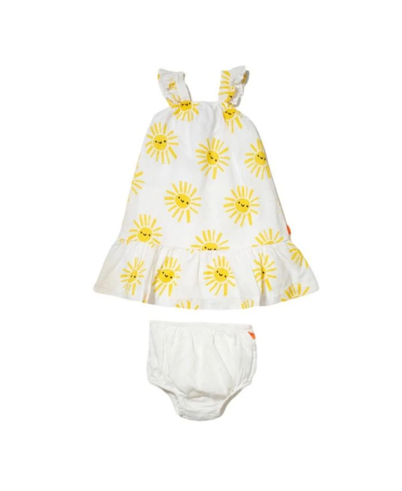 Girls' Linen Sun Ruffle Dress - Baby