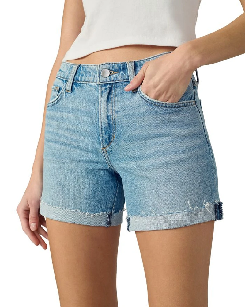 5" Cuffed Denim Shorts Taken