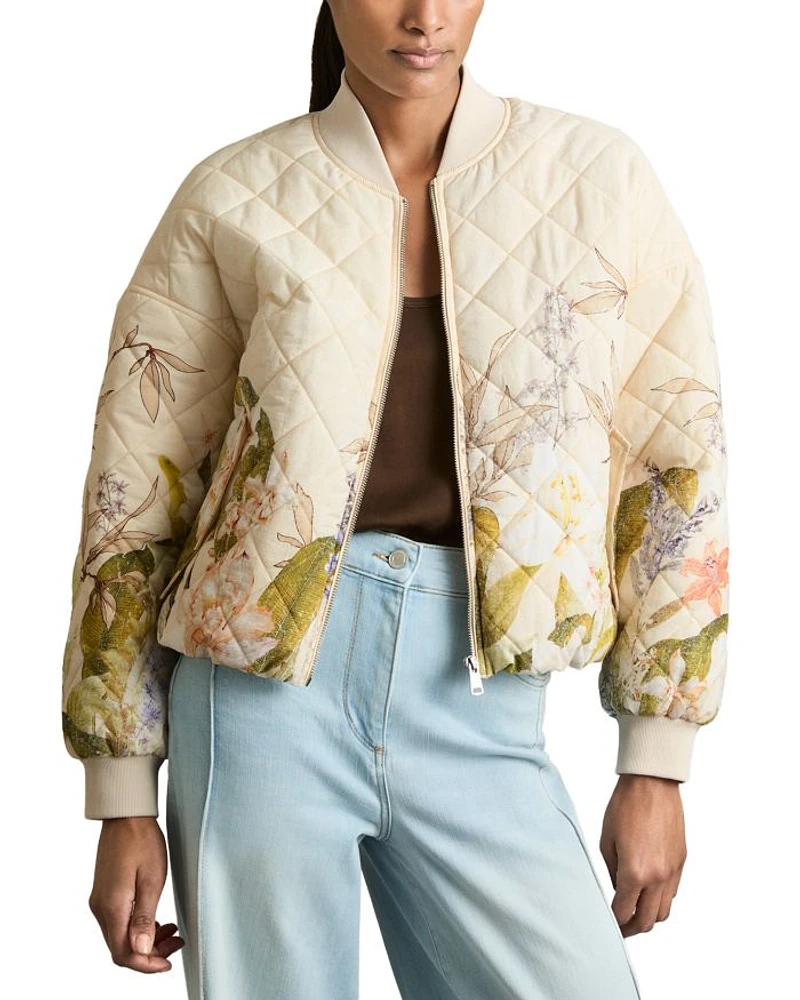 Nina Printed Bomber Jacket
