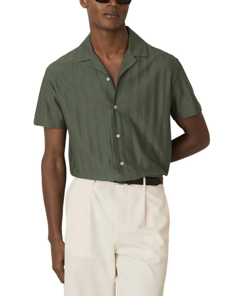 Sampson Textured Cuban Shirt