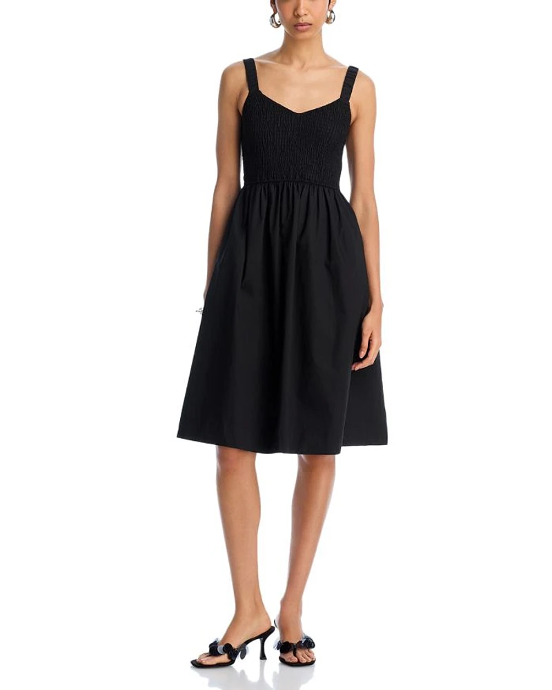 Fleur Smocked Scoop Neck Dress
