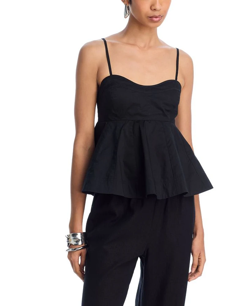 Delta Peplum Top