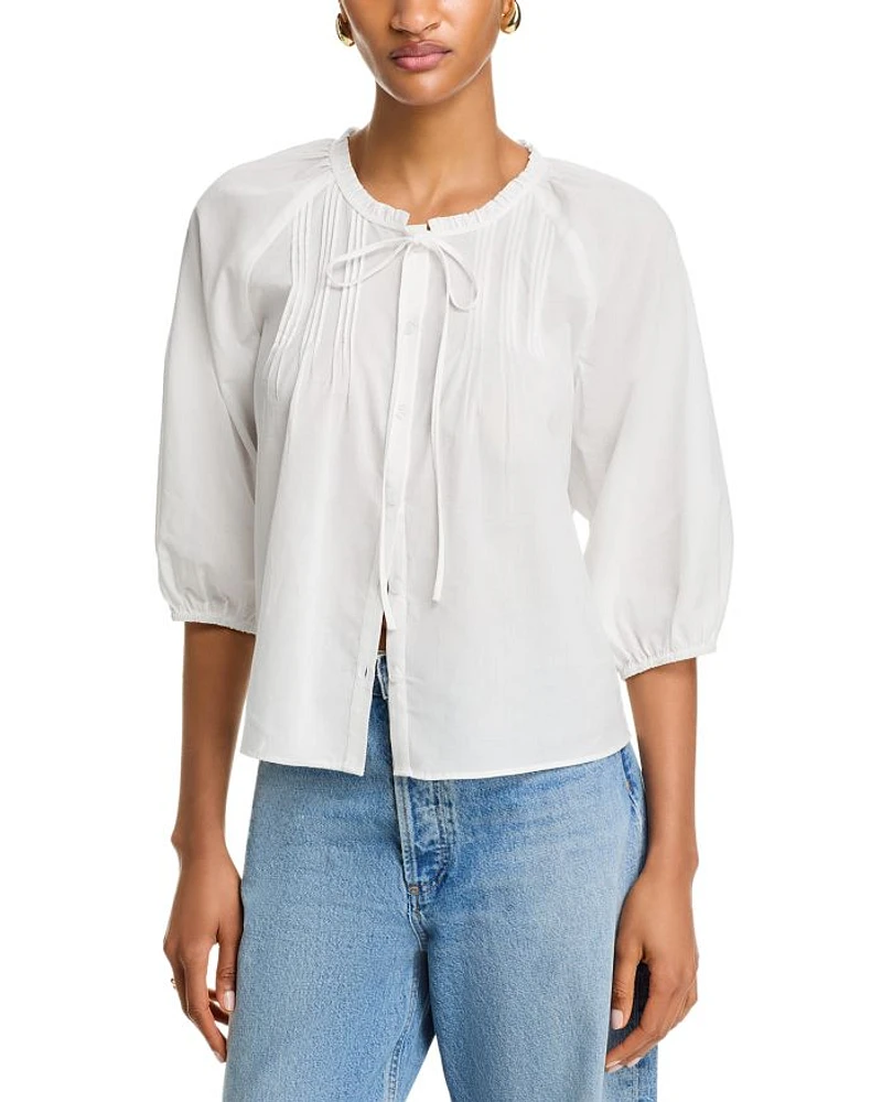 Maisy Pintuck Blouse