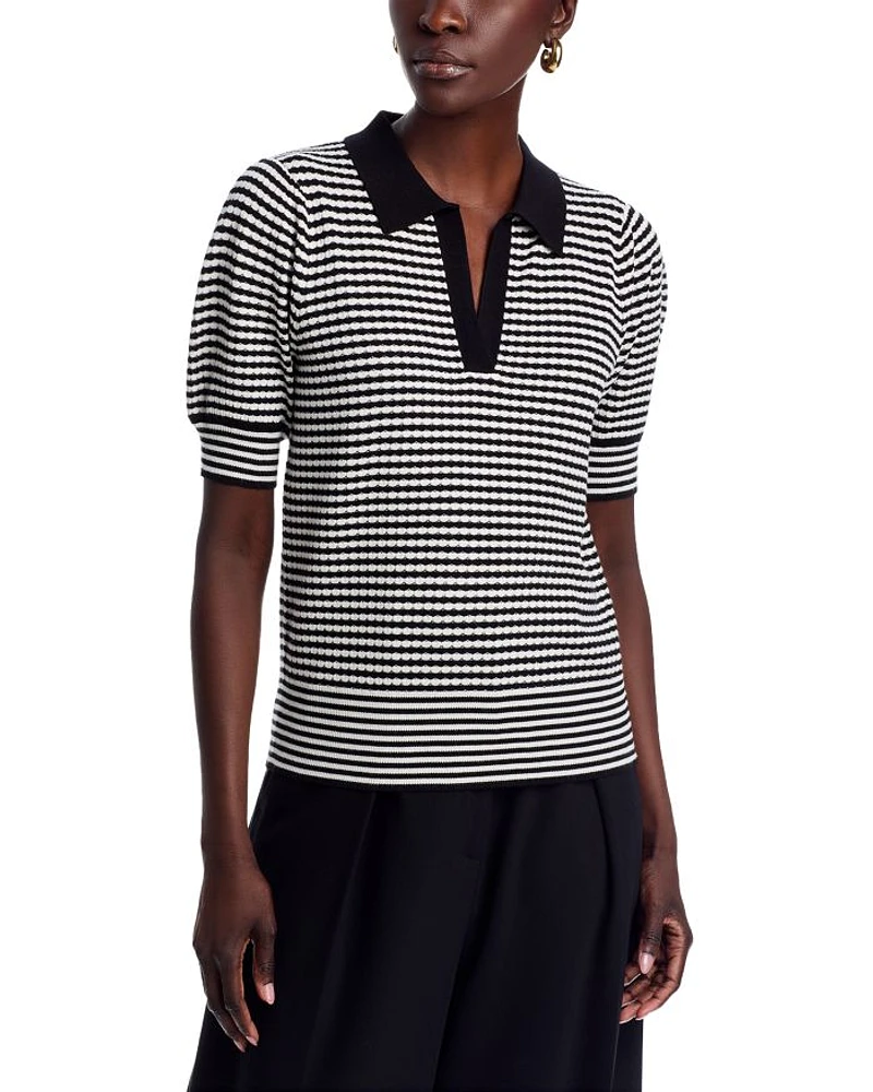 Blouson Elbow Sleeve Blouse
