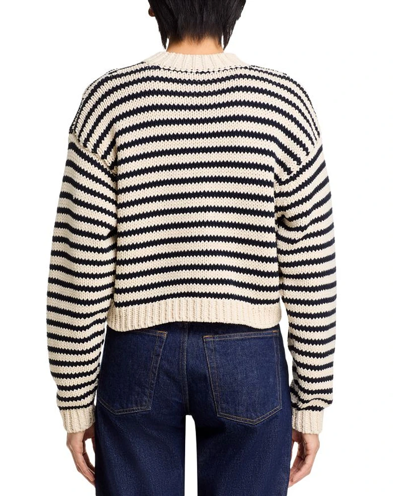 The Striped Chunky Femme Cardigan