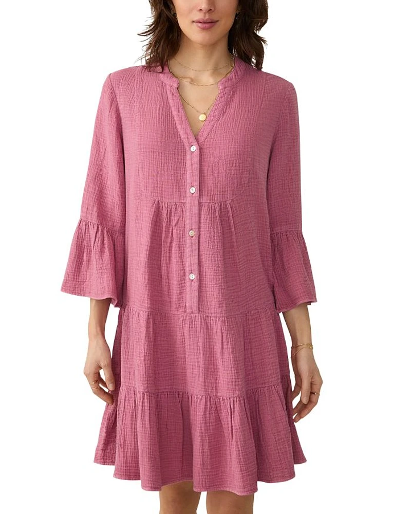 Kasey Organic Cotton Tiered Dress