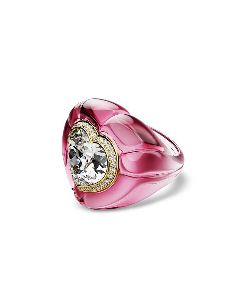 Dulcis Heart Crystal Cocktail Ring