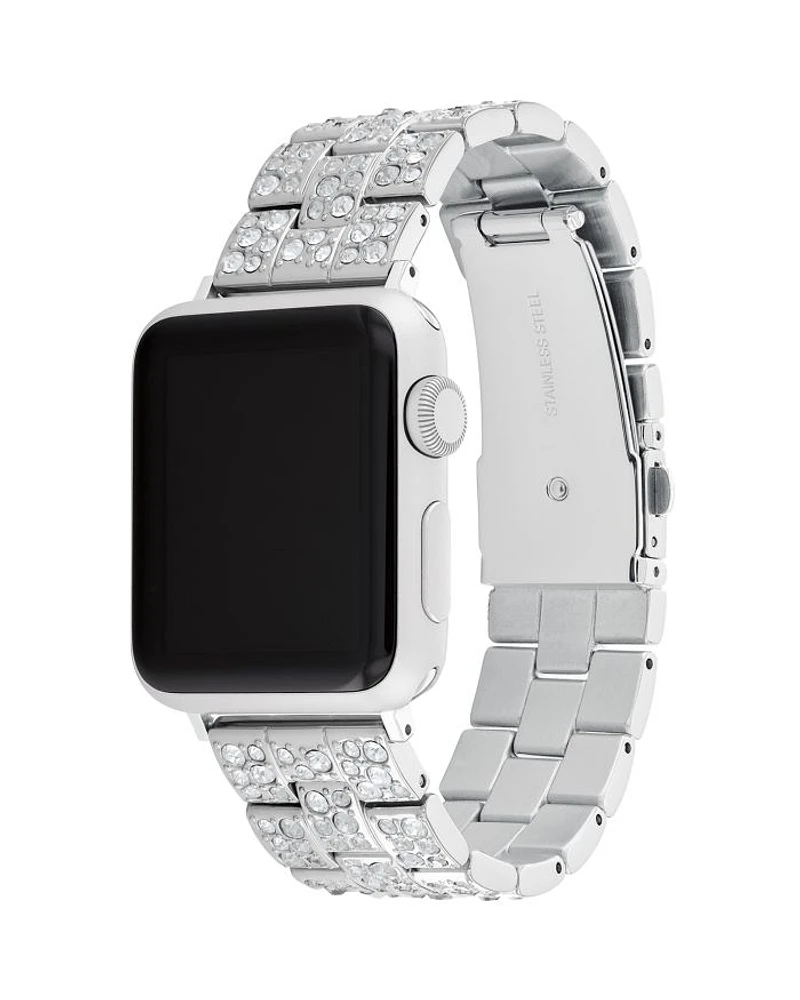 Apple Watch® Stainless Steel & Crystal Bracelet