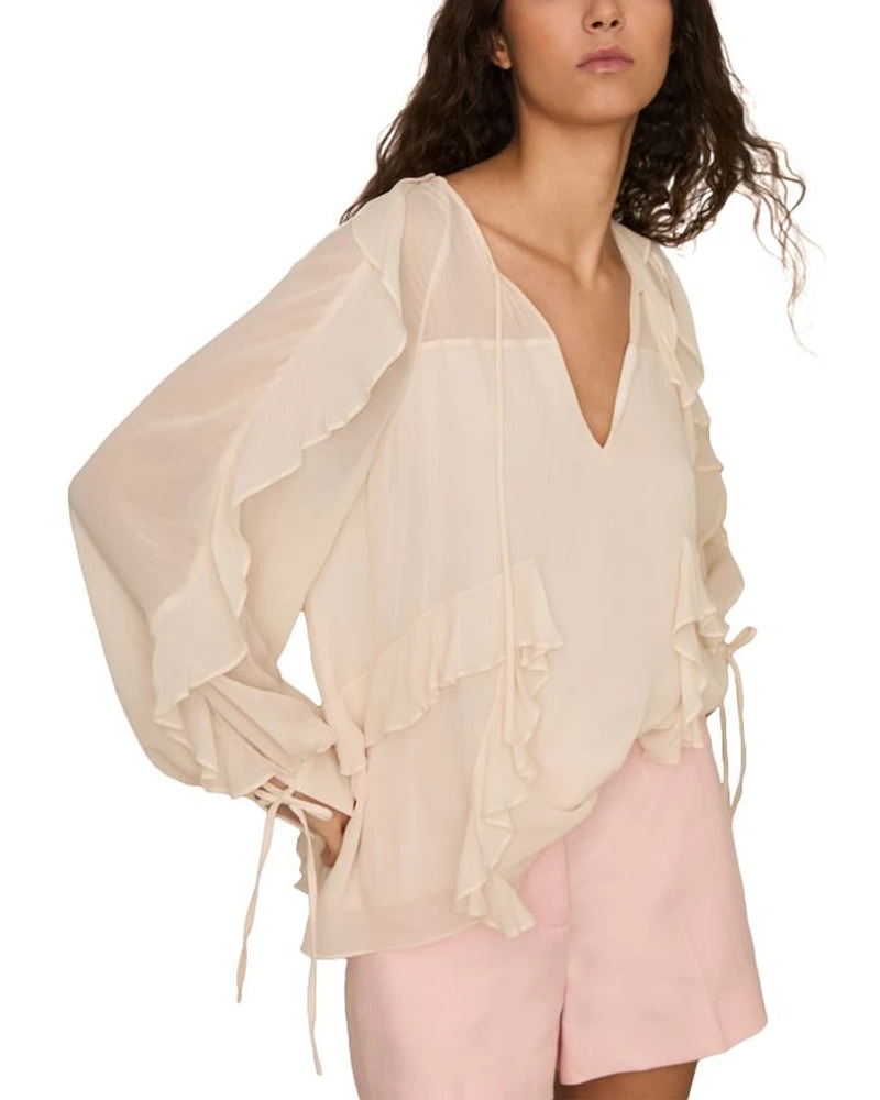 Zaria Ruffled Top