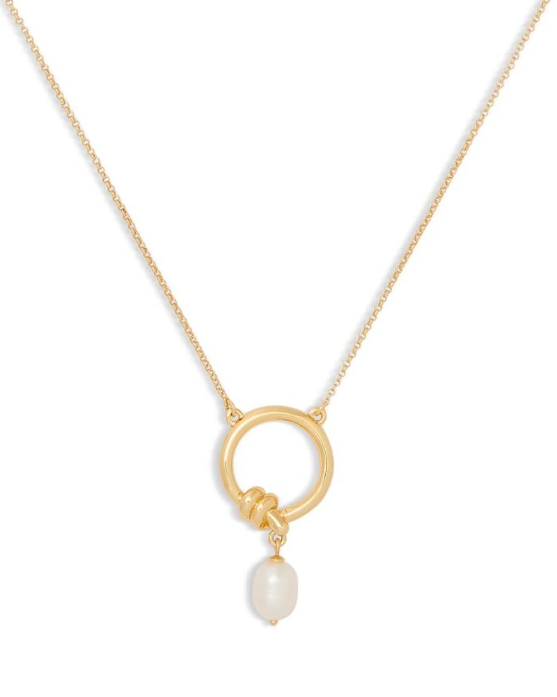 Ropes & Knots Freshwater Pearl Pendant Necklace, 18-21"