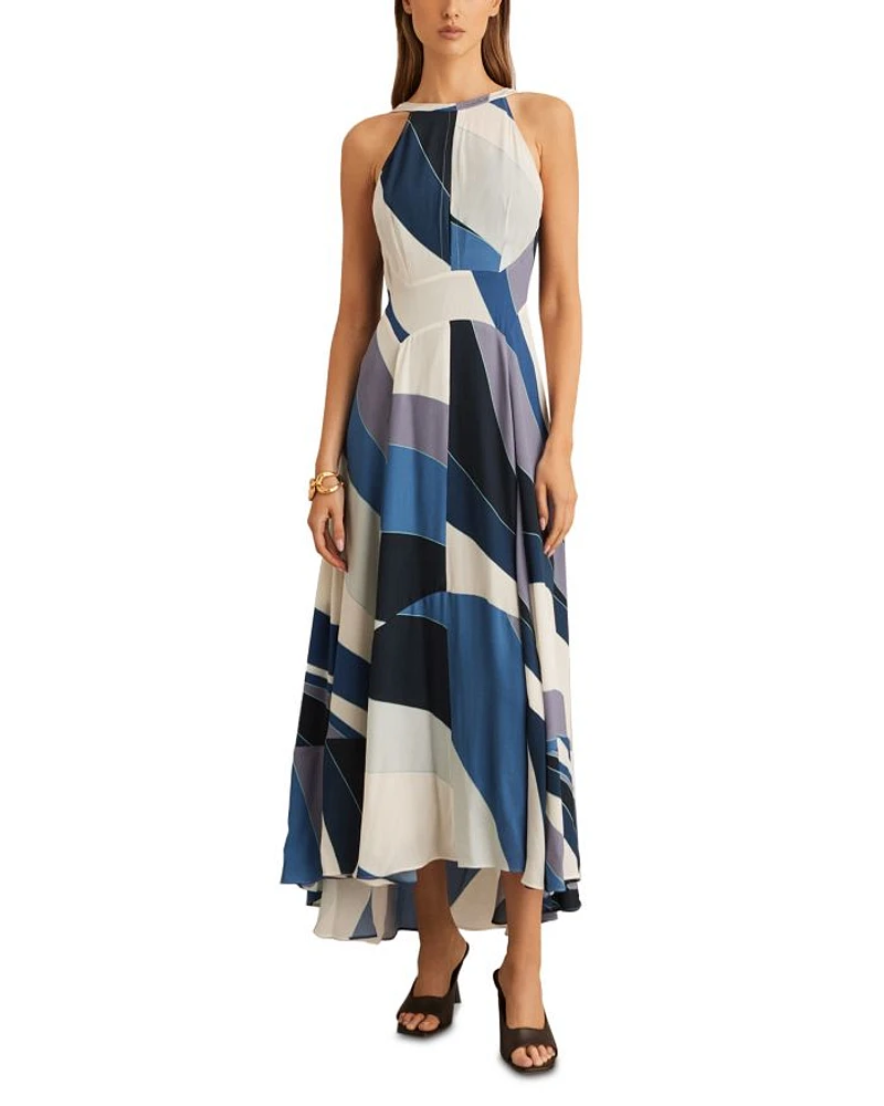 Imogen Stripe Maxi Occasion Dress