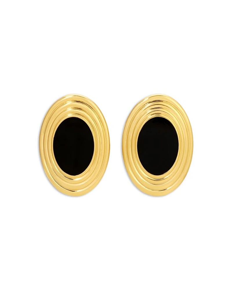 Rowan Oval Stud Earrings
