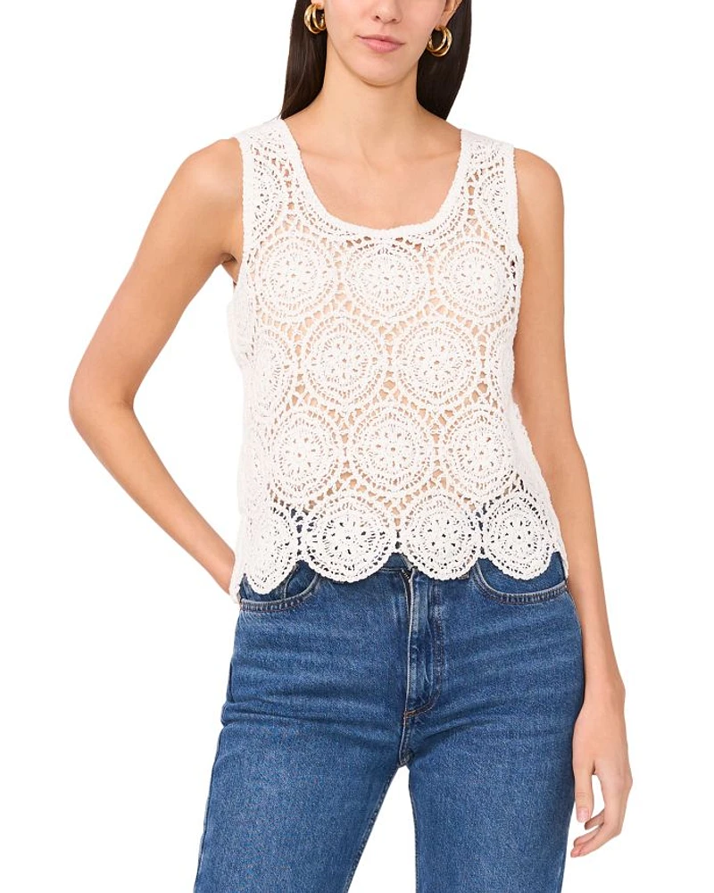 Crochet Open Weave Top