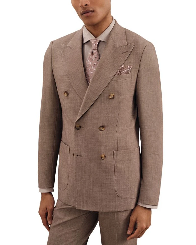 Belmont Double Breasted Textured Blazer