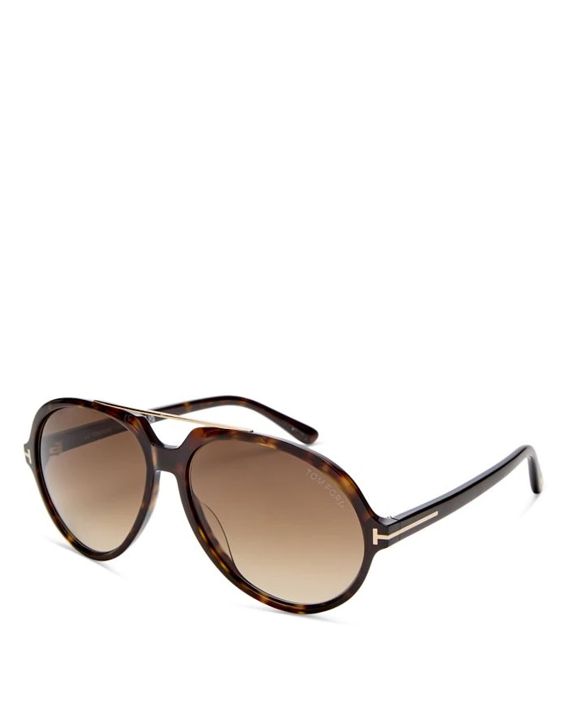 Aalto Aviator Sunglasses, 59mm