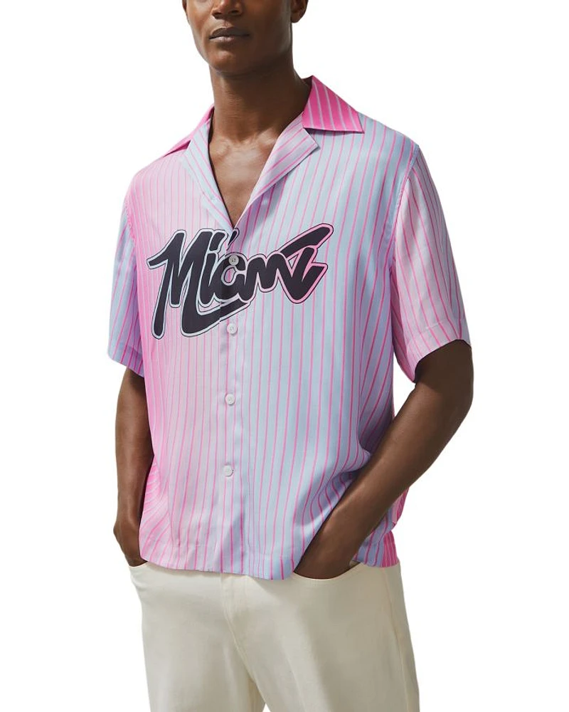 Miami Short Sleeve Camp Shirt