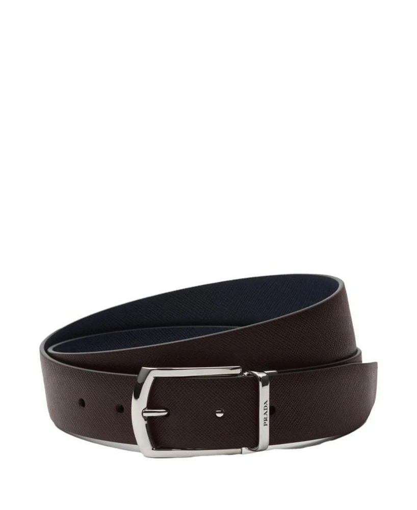 Reversible Saffiano Leather Belt