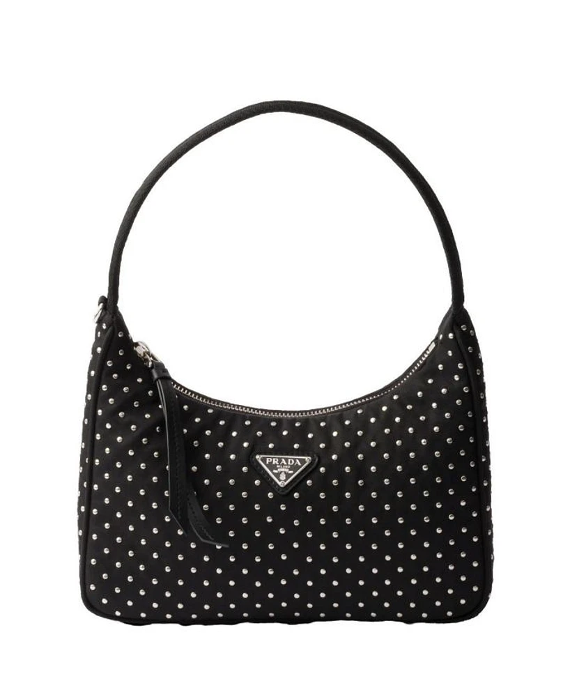 Re-Edition Re-Nylon Mini Bag with Studs